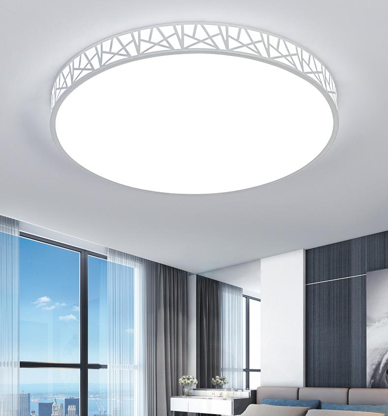Pojedyncza lampa sufitowa 40 cm okrągłe ptasie gniazdo, akrylowy klosz, oświetlenie wewnętrzne, nadaje się do sypialni, łazienki, białe światło