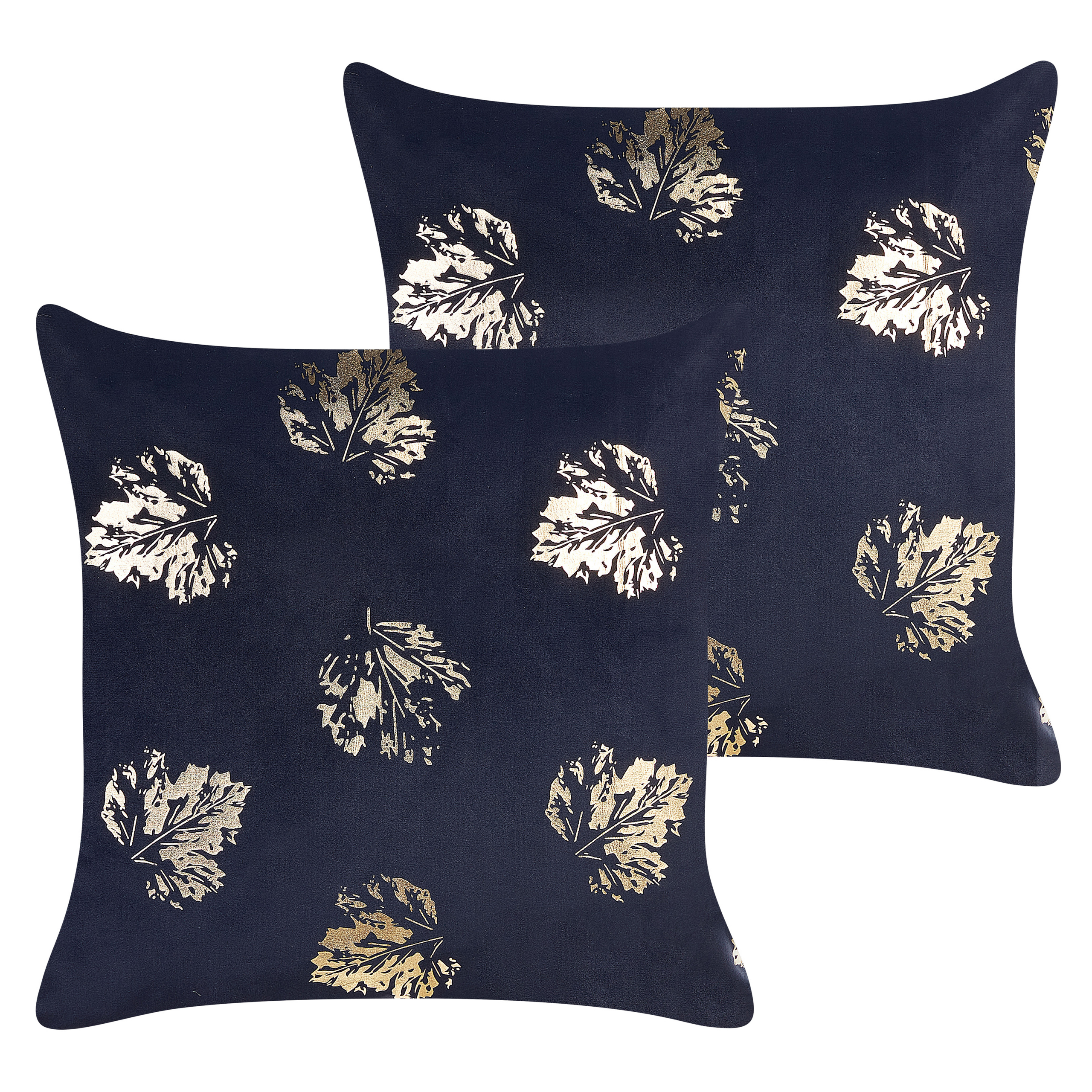 Capas De Almofada Floral Bege 45x45 Com Zíper Invisível