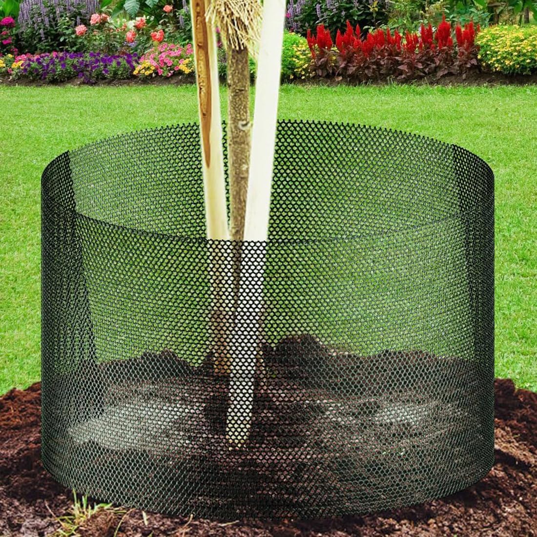 Ogrodzenia - 18 cm x 8 m - Siatka plastikowa - Siatka plastikowa w rolce - Siatka ogrodowa - Siatka dla drobiu - Ogrodnictwo - Ogrodzenia ogrodowe - S - 9
