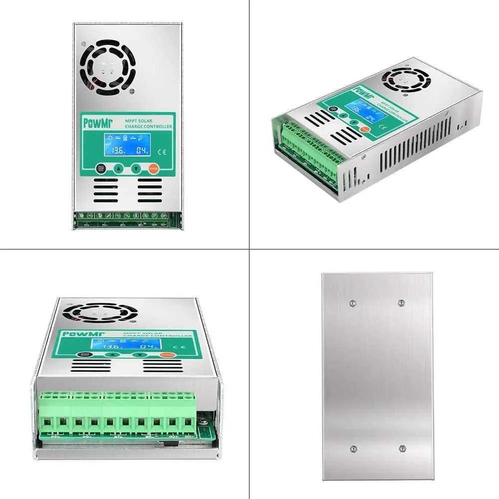 Controlador de carga solar MPPT 60A, compatível com painéis solares de 12V, 24V, 36V e 48V (160V CC) e baterias de lítio-chumbo. - 5
