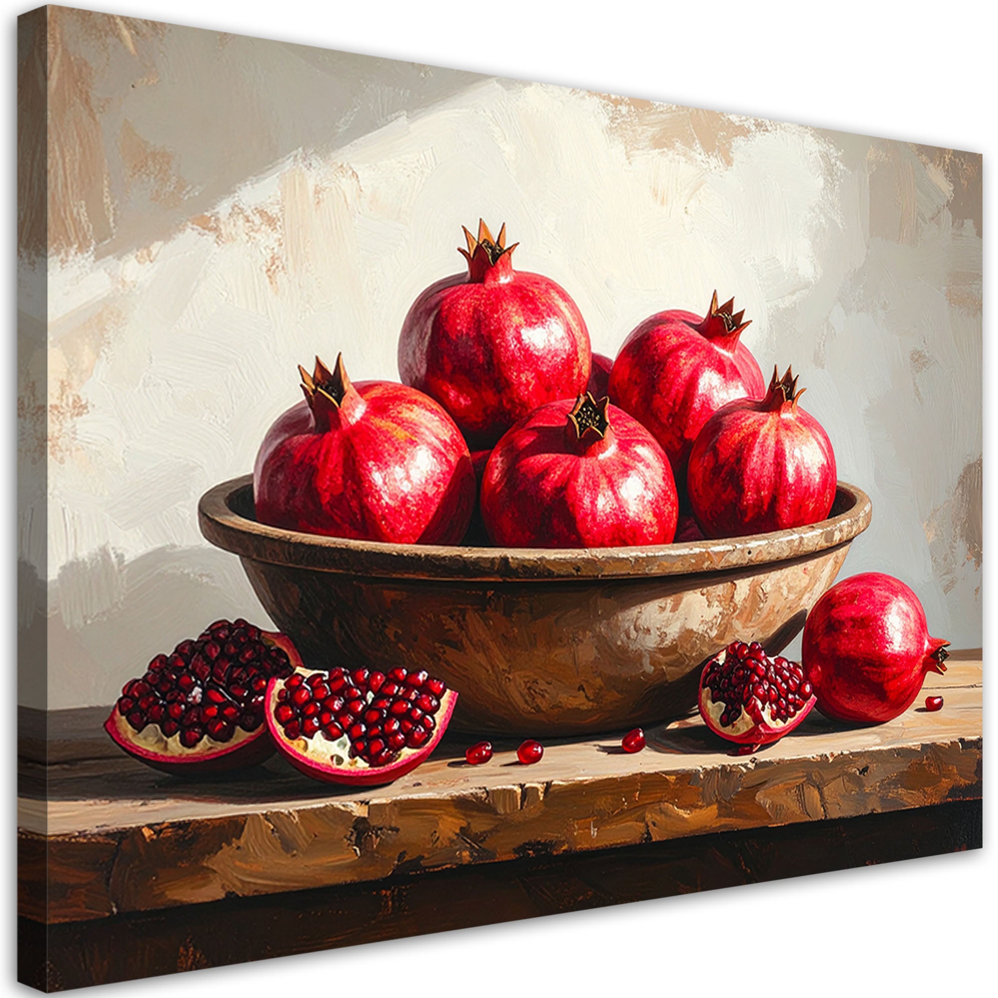 Obraz do kuchni jadalni restauracji, Granaty owoce natura 100x70