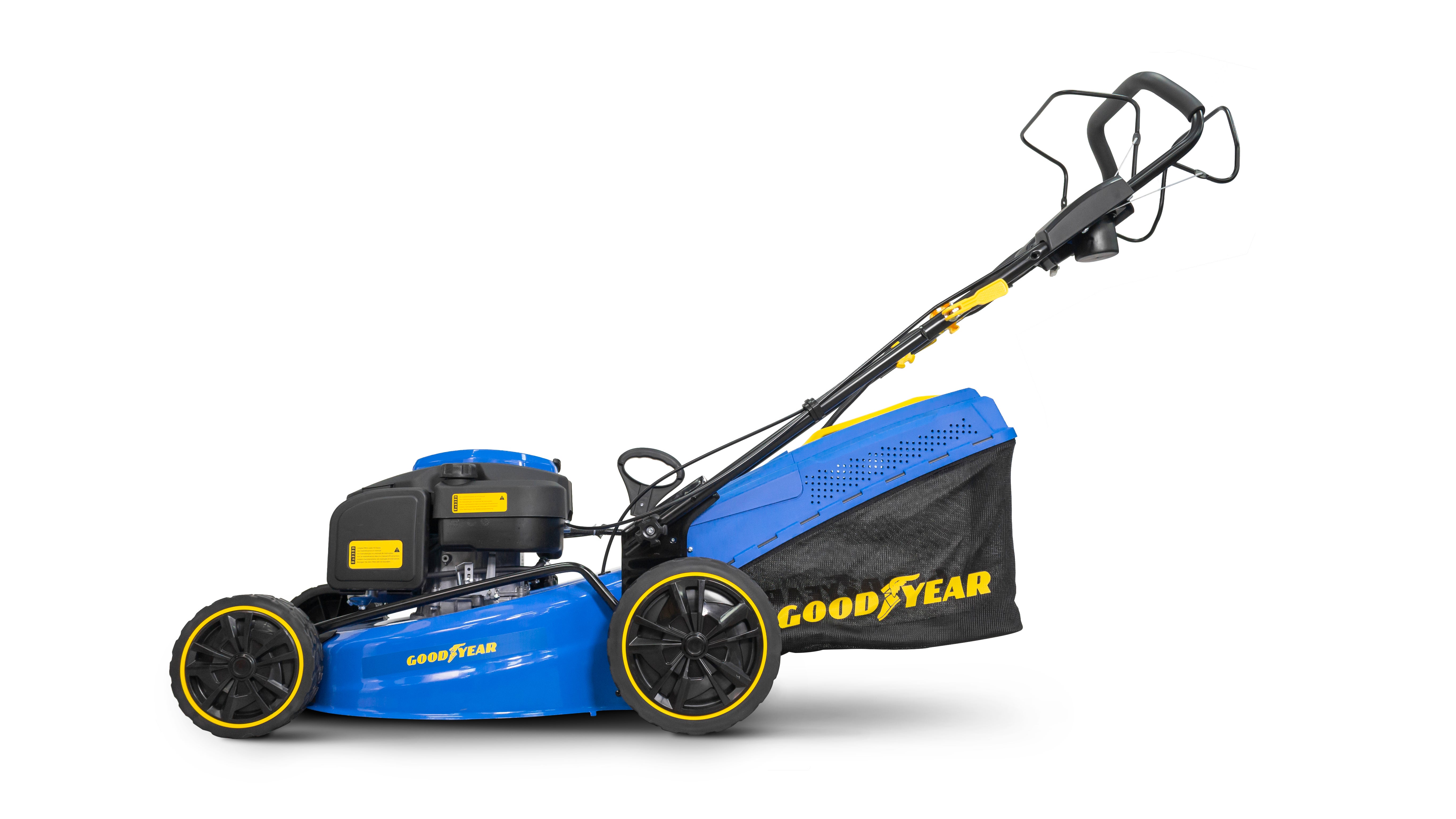 Goodyear – Tondeuse à essence avec démarrage électrique et manuel 5 620 W. Moteur OHV 4 temps de 224 cm3. Largeur de coupe 53 cm - 6