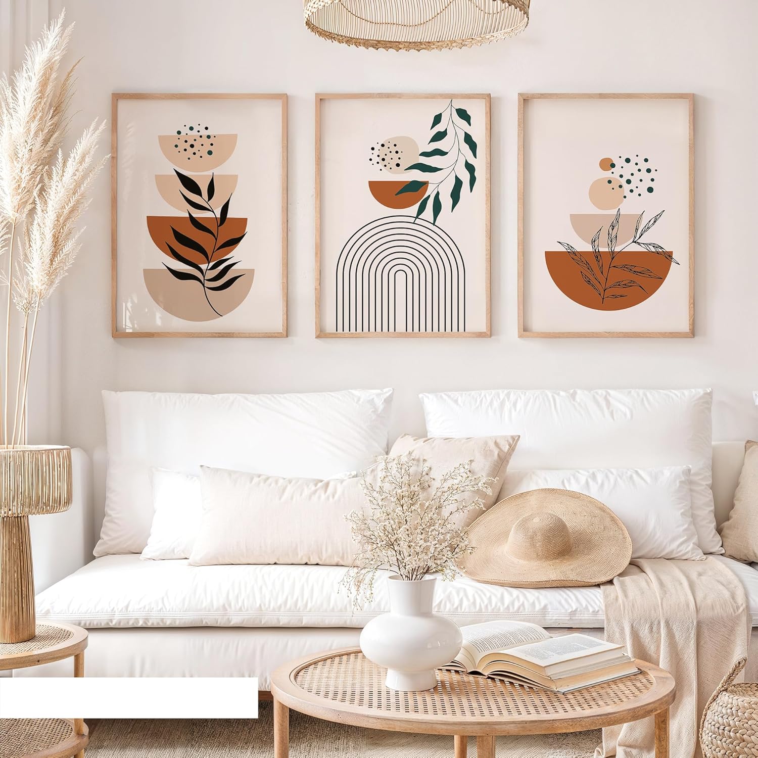 Lot de 3 Tableau Decoration Murale Affiche Décoration Chambre Maison Cousine - Poster Mural Tableaux Déco Boho Salon - 2