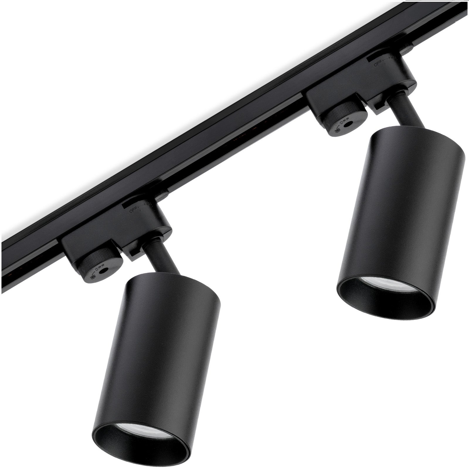 Zestaw Szyna Lumiled Oświetleniowa Szynoprzewód 1m + 2x Reflektor Szynowy GU10 Czarny