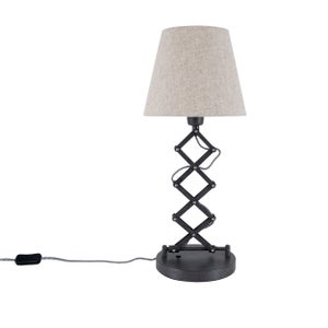 Aigostar Lampada da Tavolo in Ceramica, Moderna Lampada da Comodino con