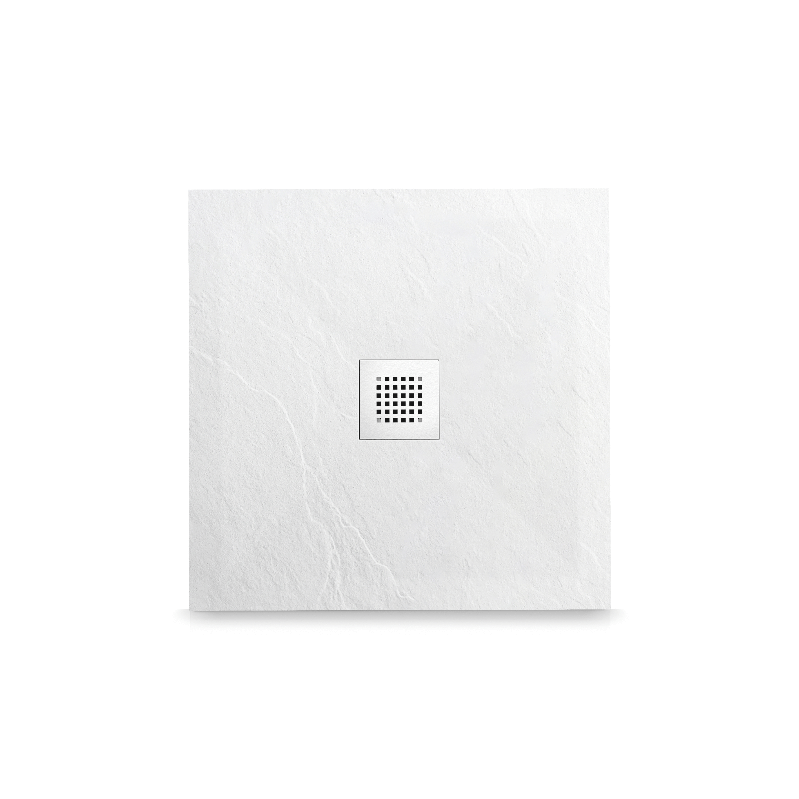 BALNEO Brodzik Prysznicowy płaski kwadratowy 90x90x2,5cm biały - Brodzik kompozytowy antypoślizgowy antybakteryjny