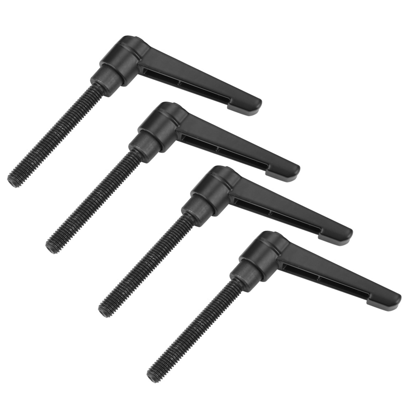 4 sztuki śrub do uchwytów mechanicznych ze stali nierdzewnej, regulowany uchwyt stały, uniwersalny uchwyt z gwintem zewnętrznym M6 (20 mm)