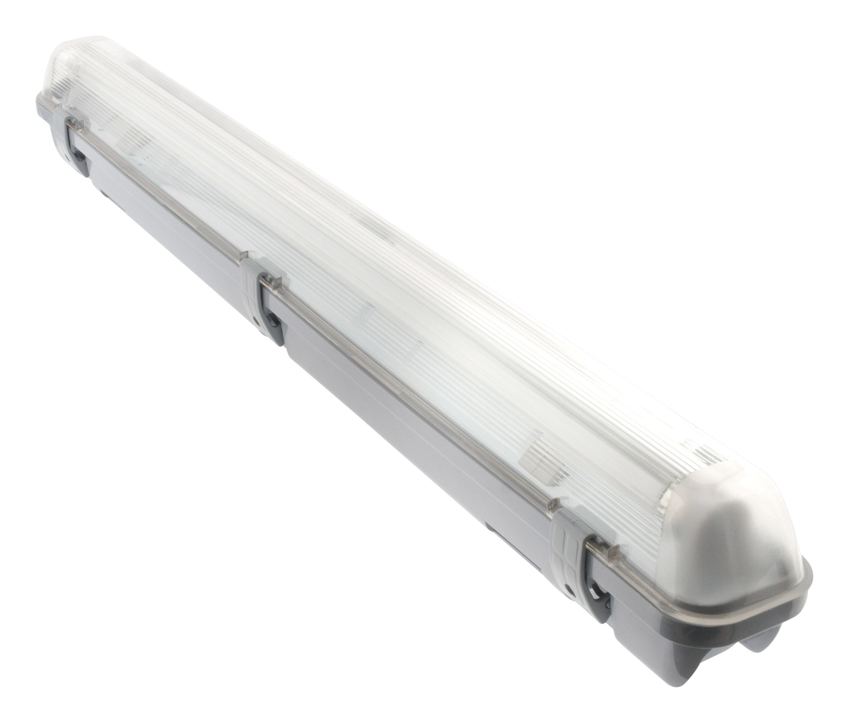Reglette etanche 1x58w ballast a2 + 1 tube Elexity 142807 | Leroy Merlin
