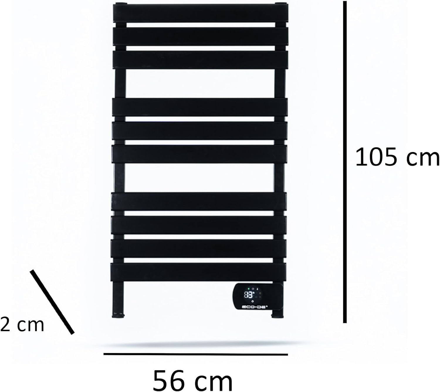 ECODE® Toallero Eléctrico, Radiador Seca Toallas, 500W