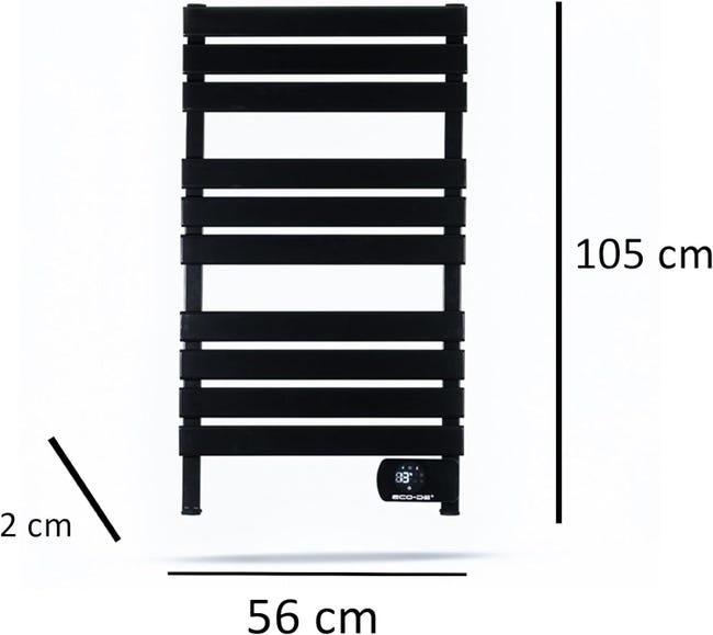 ECODE® Toallero Eléctrico, Radiador Seca Toallas, 500W