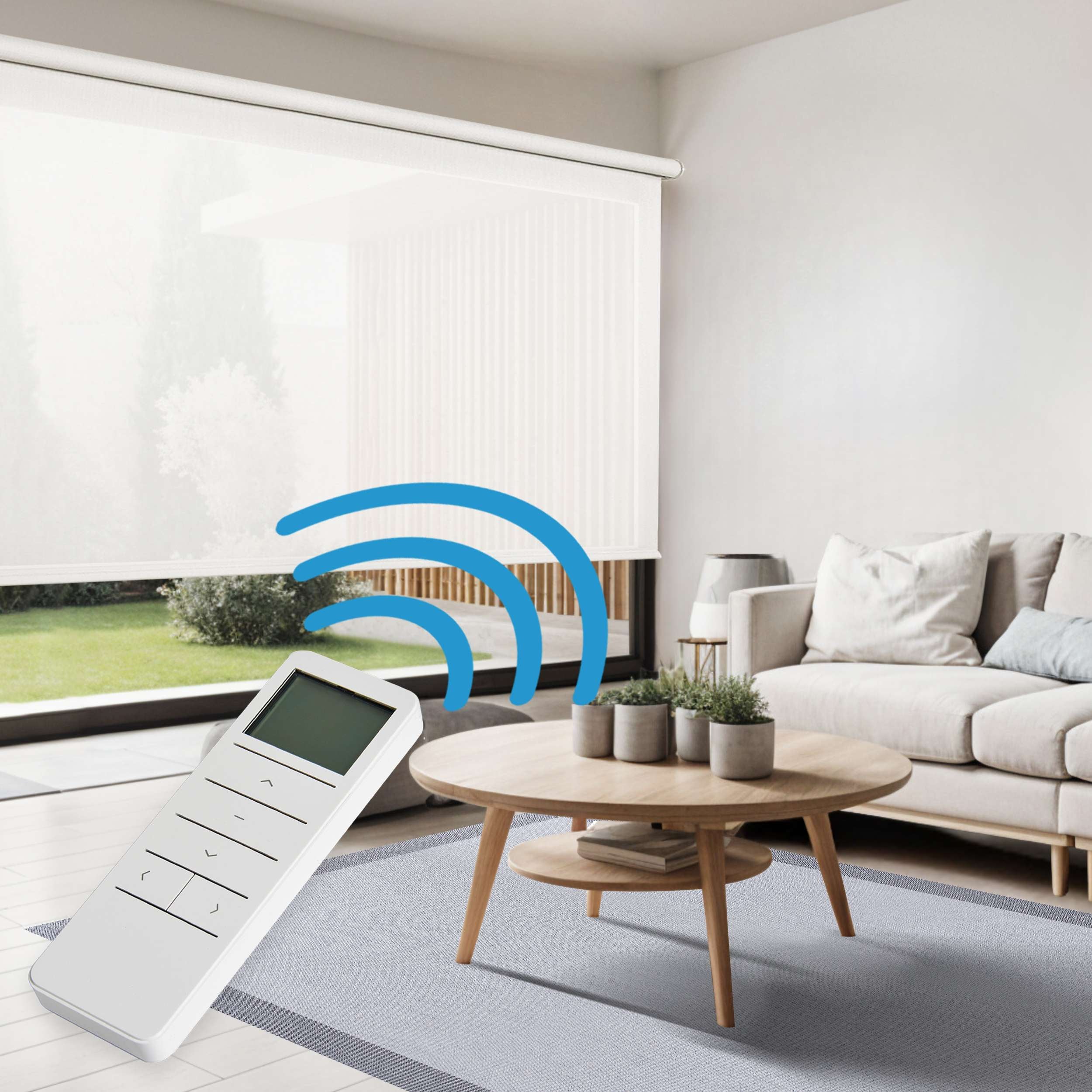 Bringnox Stores Motorisés Intelligents Sur Mesure - Occultants WiFi, Compatibles Alexa Google Home - Télécommande
