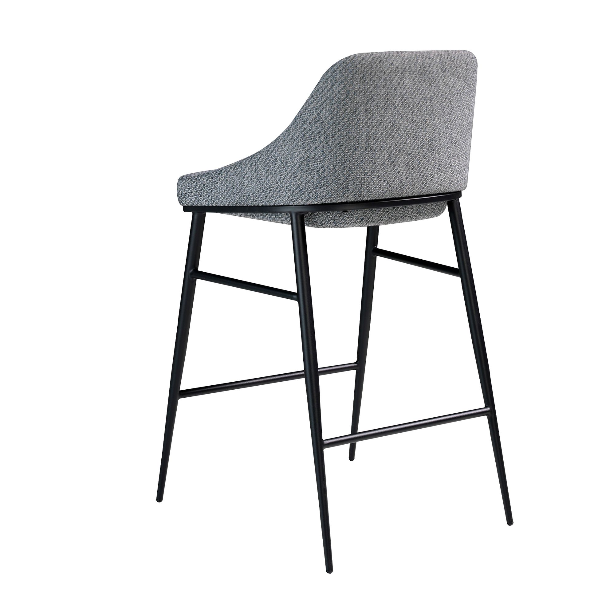 Taburete tela gris 49 x 53 x 90 - 7