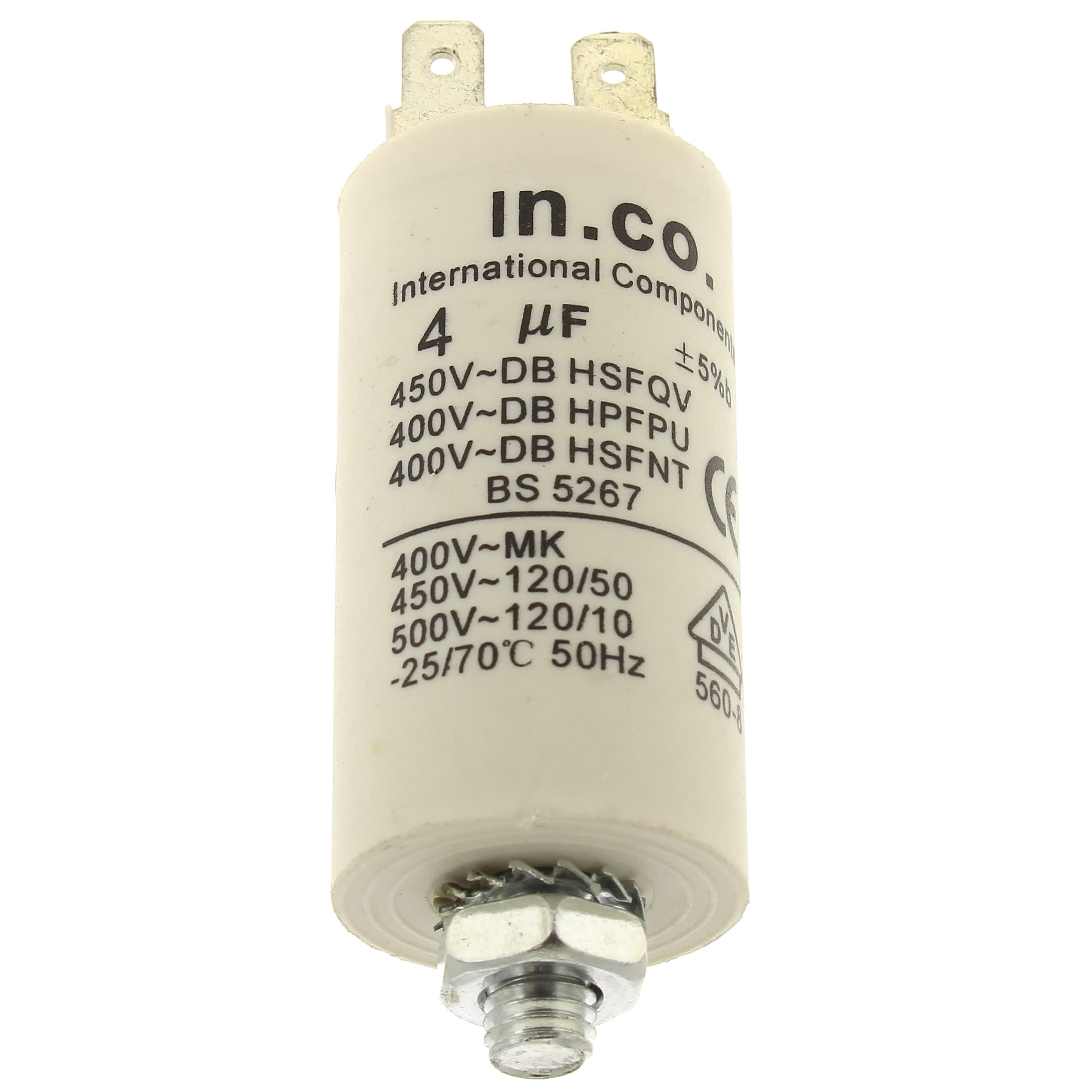 Condensatore Di Avviamento 16 µF (microfarad) Per Motore Lavastoviglie E Lavatrice – Universale 220V, Componente Elettrico Sostitutivo - 5