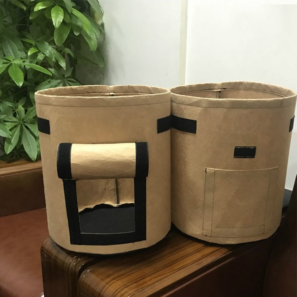 Sacs de culture de pommes de terre, 2 PCS 4 gallons, sac de culture robuste, Pots en tissu avec poignées - 2