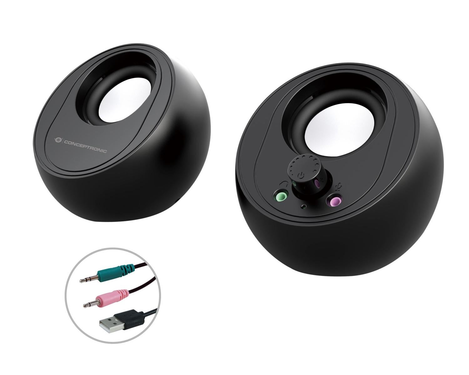 Conceptronic BJORN01B Altavoces Bluetooth Negros - Imagen 3