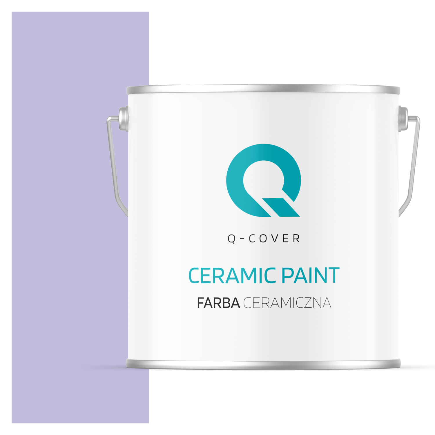 Farba Ceramiczna Do Ścian i Sufitów Q-Cover Fioletowy jasny H2651 Głęboki Mat 5L