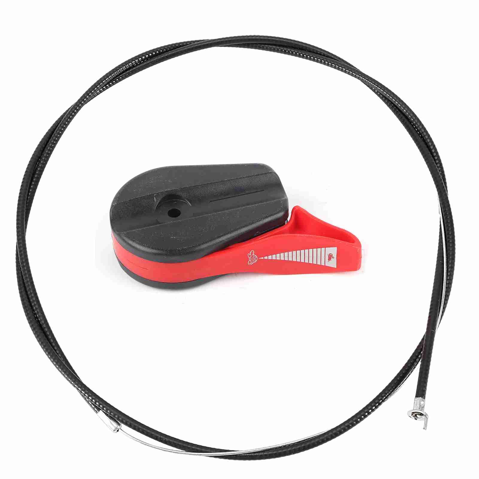 Boîte d'accélérateur en plastique durable pour tondeuse à gazon, pièces de rechange, interrupteur d'accélérateur noir et rouge, boîte de commande