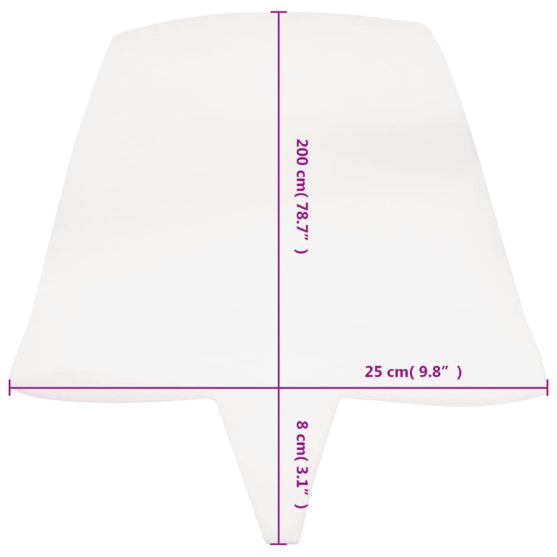 Colchão ponte para cama 25x200 cm vidaXL - 4