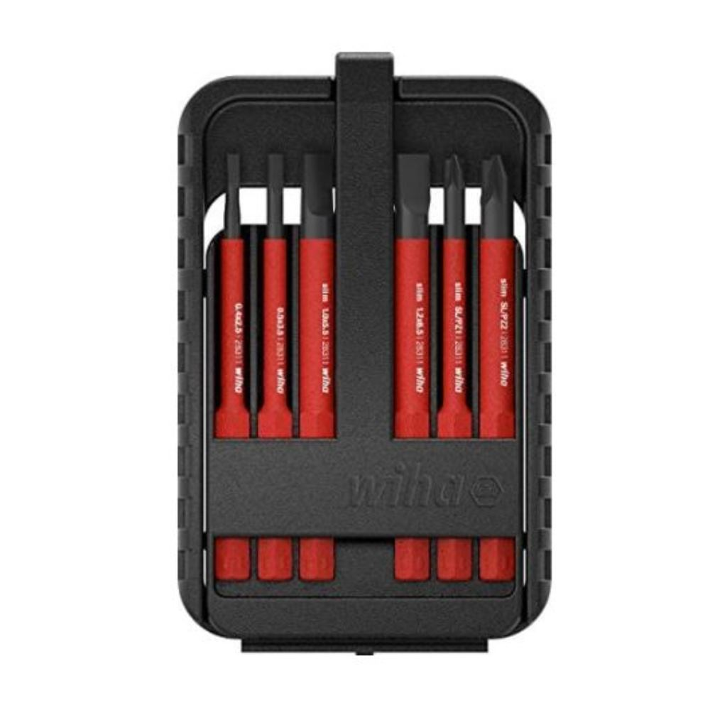 Coffret de 6 embouts slim mixte wiha - 44366 - 6