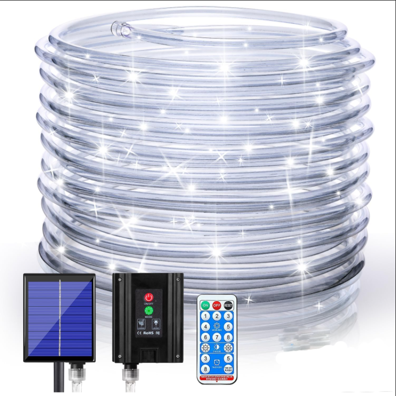 20M Tubo LED 200 RGB Con Timer E Telecomando – Luci Da Esterno Multicolori Con 210+ Modalità E Controllo APP