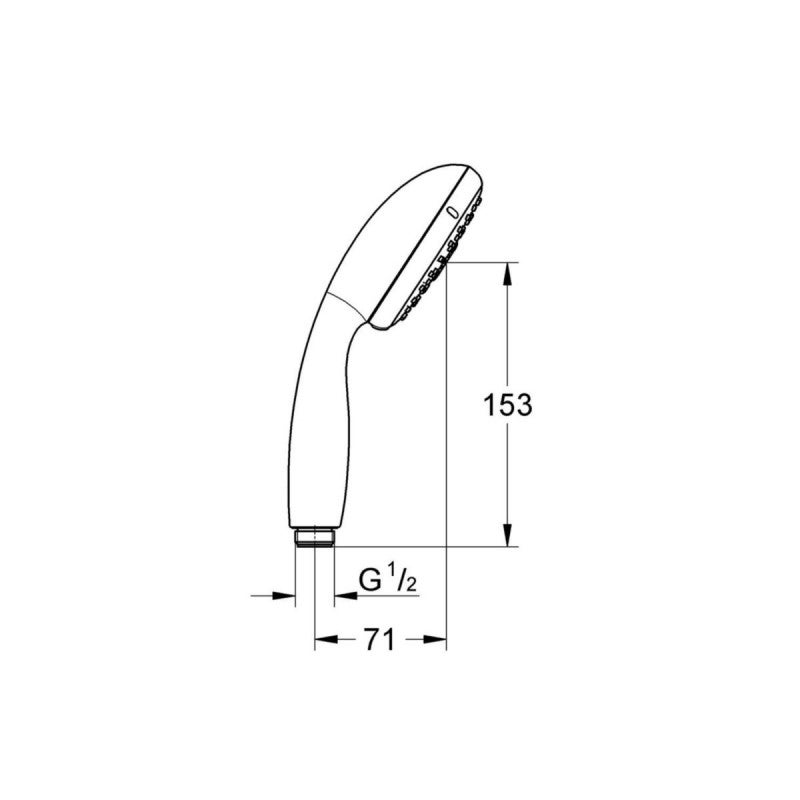 Douchette 3 jets chromé Tempesta 100 28419002 Grohe - 4