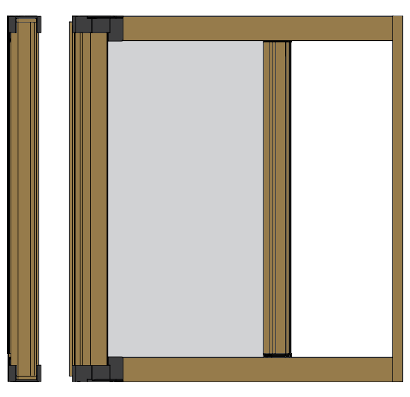 Zanzariera A Rullo Fai Da Te - Kit Verticale Riducibile, 120x150 Cm, Colore Marrone, Con Montaggio Facilitato - Foto 7