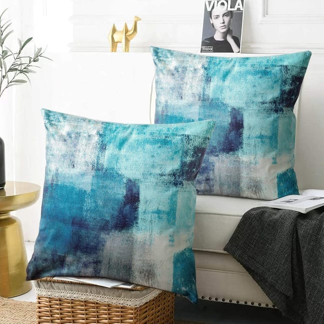 Federe Cuscini Divano 45x45cm Set di 4 Cuscini per Divano in Lino Cuscini da Esterno,Quadrato Doppio Lato Estate Impermeabili Piante Cuscini Decorativi,per Divano Soggiorno Sedia Letto-Verde WS-7085 Federe Cuscini Divano 45x45cm Set di 4 Cuscini per Divano in Lino Cuscini da Esterno,Quadrato Doppio Lato Estate Impermeabili Piante Cuscini Decorativi,per Divano Soggiorno Sedia Letto-Verde WS-7085