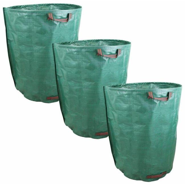 Zestaw 3 worków na odpady 300L z PP 150g/m² samostojących - Linxor