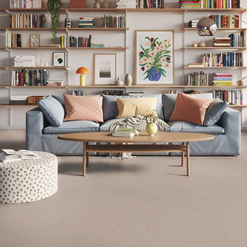 Arquiservi - Moqueta en loseta Báltica Beige 50x50 (5M2) | Antiestática, insonorizante y apta para oficinas y hogar - 4