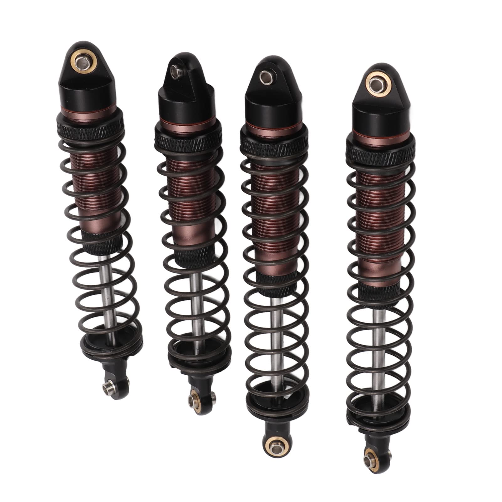 Ammortizzatori RC Ammortizzatore Alluminio Buono Ammortizzatore Molla Elastica Ammortizzatori Anteriori Posteriori Marrone 1:10 RC Auto - 9