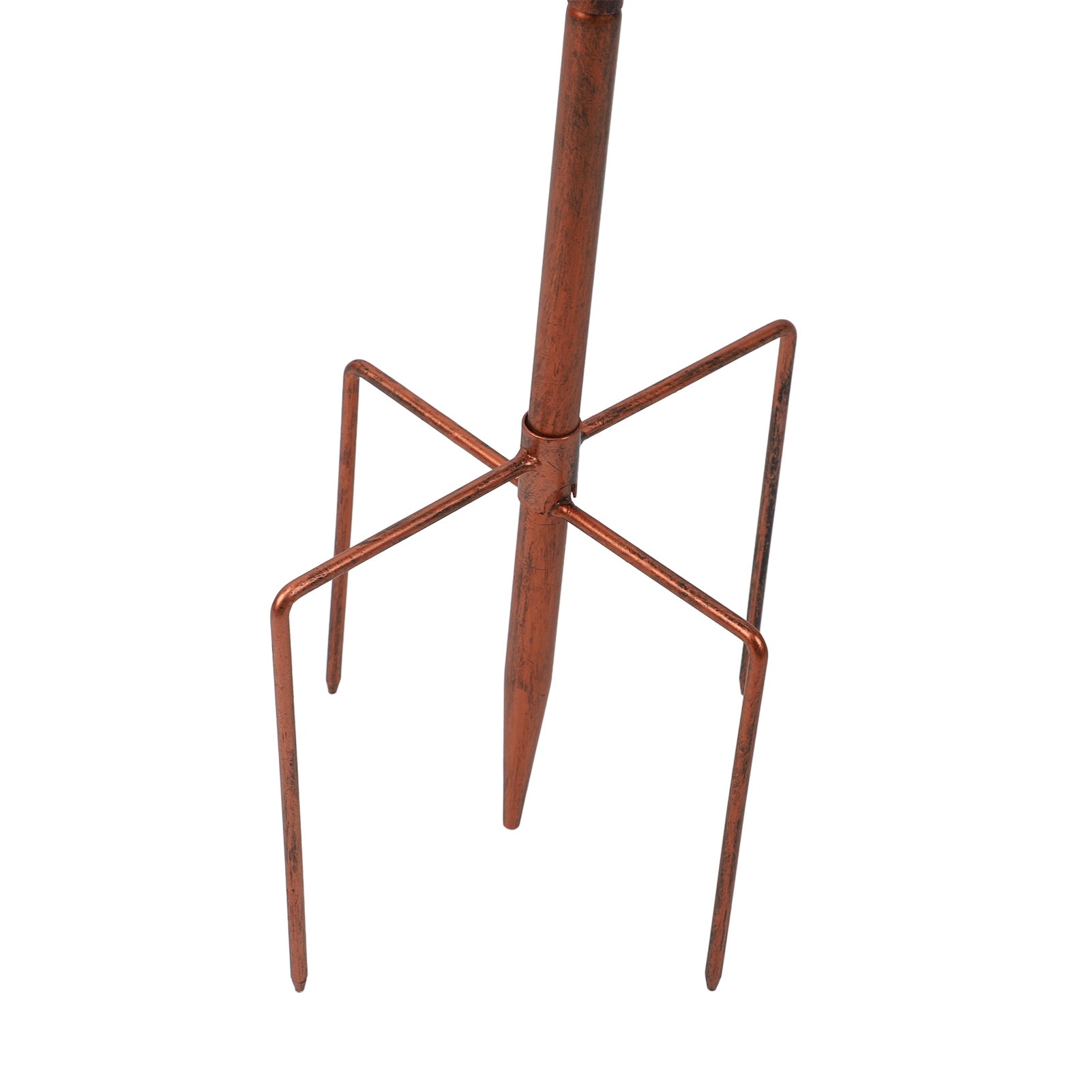 Vasca per uccelli in metallo vintage, a forma di anello, ideale per la decorazione di giardini esterni - 8