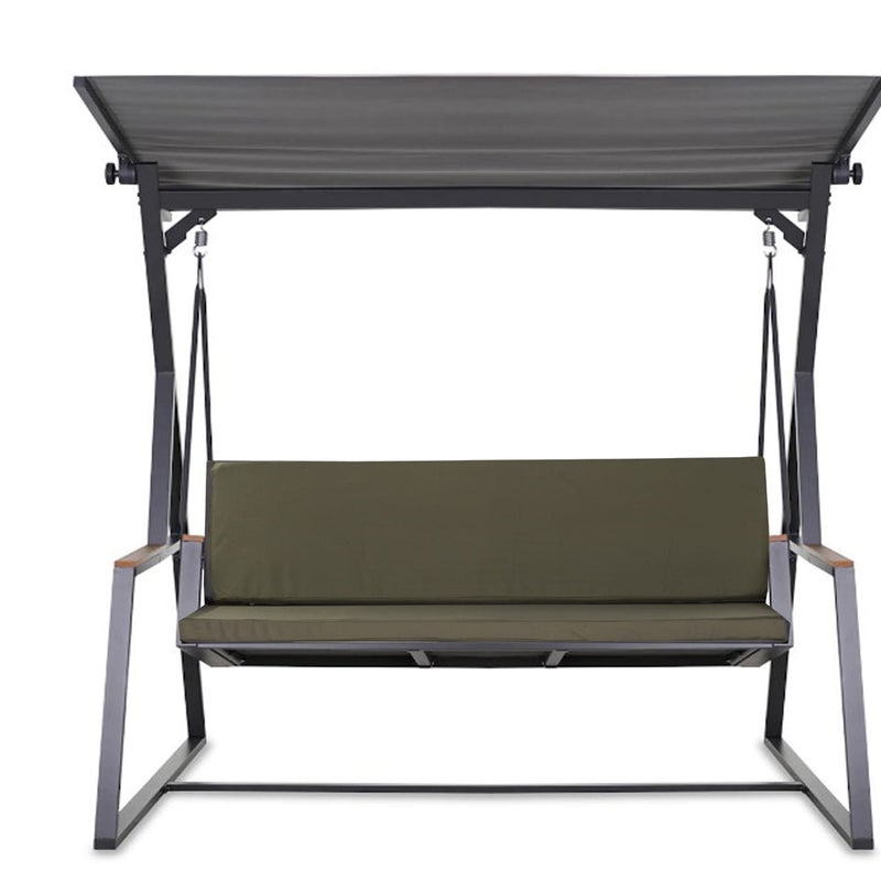 Poduszka ogrodowa na huśtawkę 130x50x50cm poduszka na meble ogrodowe zielona, poduszka na balkon taras, poducha ogrodowa na ławkę