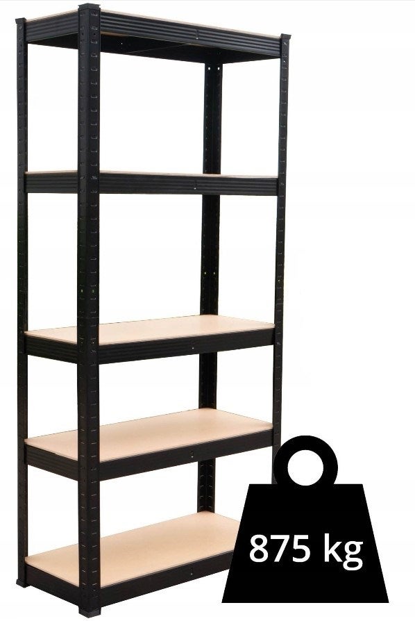 Regał Magazynowy Topeshop Metalowy P9040 MDF 875kg 40x90x180 cm