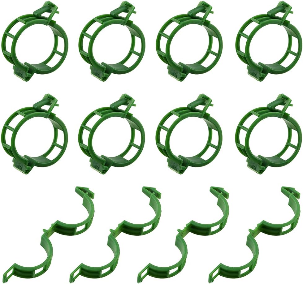 100 Pieces Clips Tomate pour Plantes,Plant Support Clips de Jardin,Tomates Clips de Support de Plantes ​Clip - 9