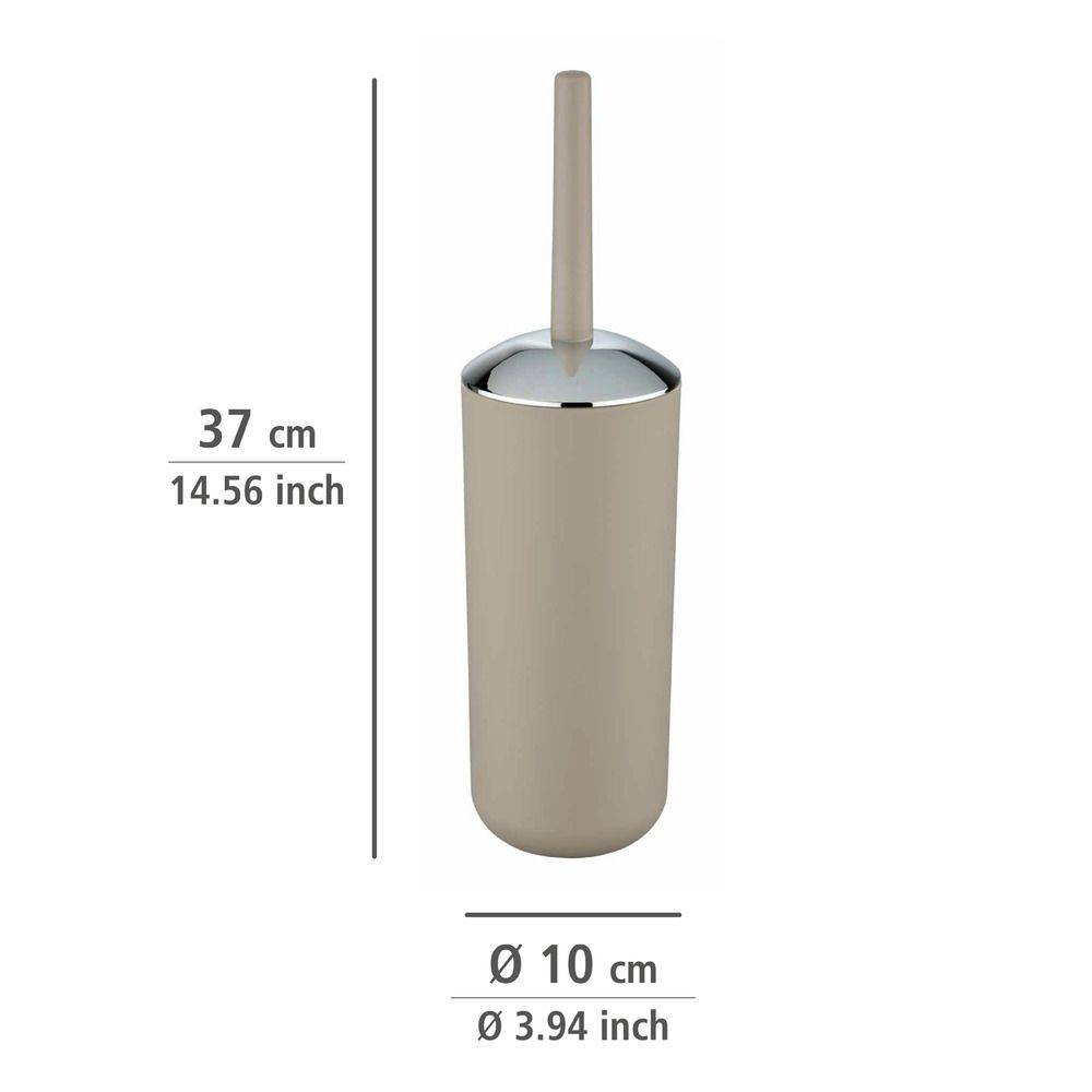 Bac brosse BRASIL, bleu marine+ brosse WC, WENKO, WENKO - 3