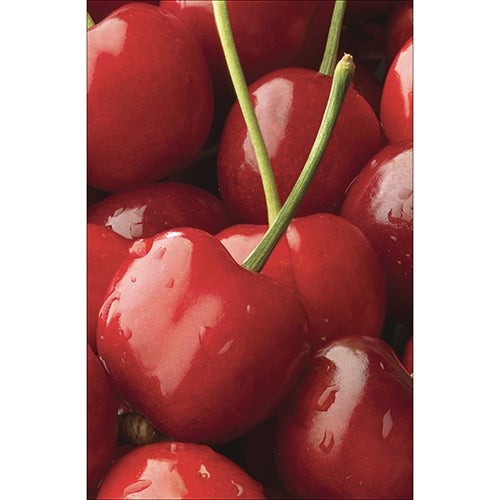 Calcomanía de refrigerador y lavavajillas, cerezas de suavidad de decoración afrutada, 75 cm x 49 cm