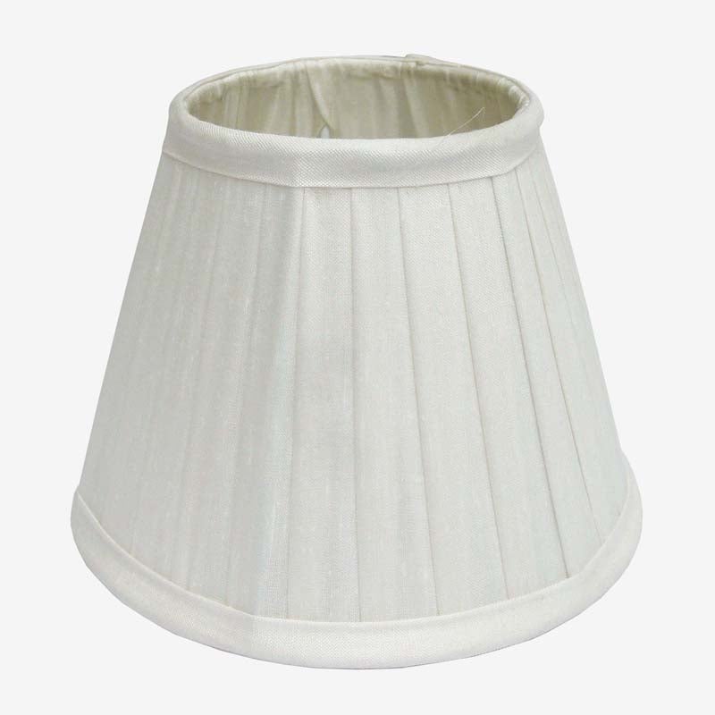 LUM&CO Pantalla Redonda Estrecha Blanca – Diámetro 27 Cm, Altura 18 Cm, Compatible Con Portalámparas E14/E28