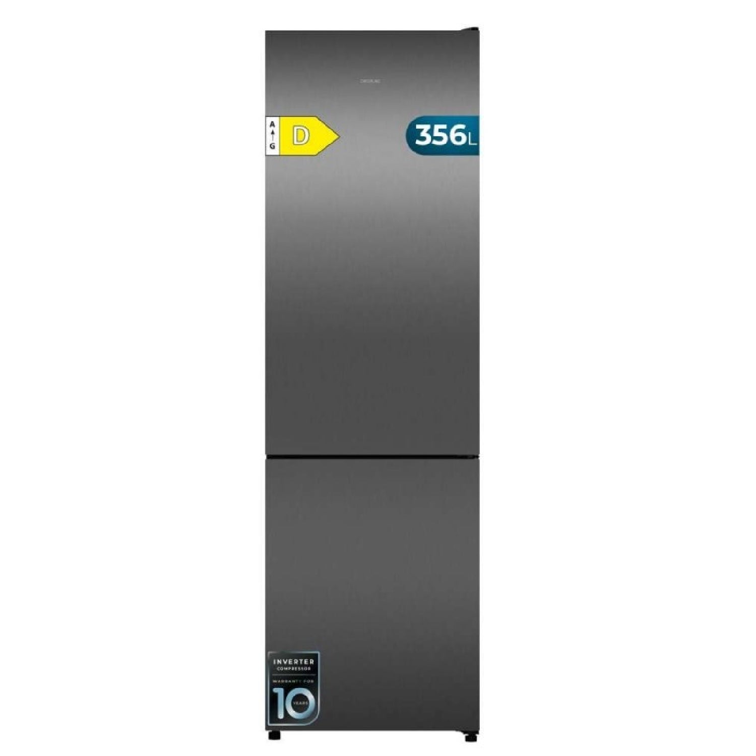 Cecotec Frigorífico Combi 356L Bolero Coolmarket Combi 356I Dark D. 200Cm De Alto, 59,5 Cm De Ancho, Clase E Oscuro , Leroy Merlin