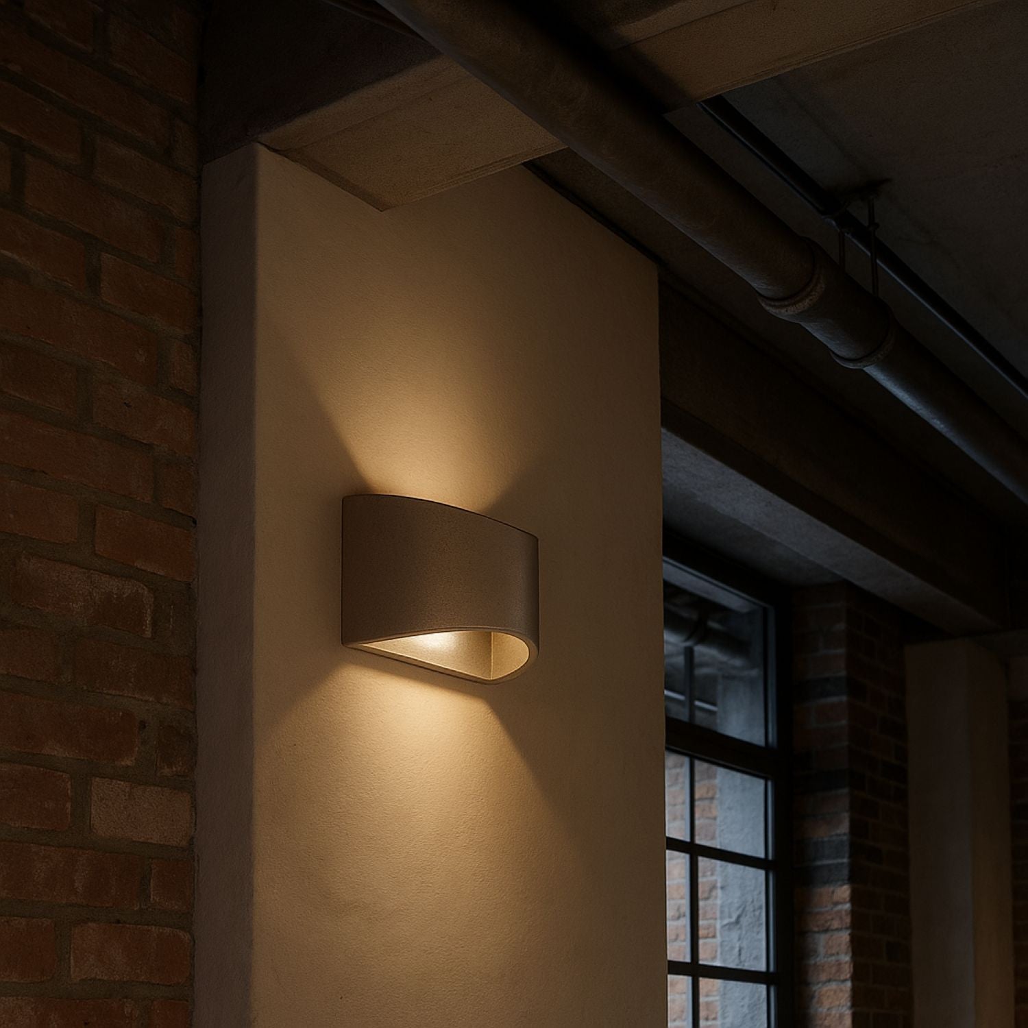 Aplique de pared concreto 
