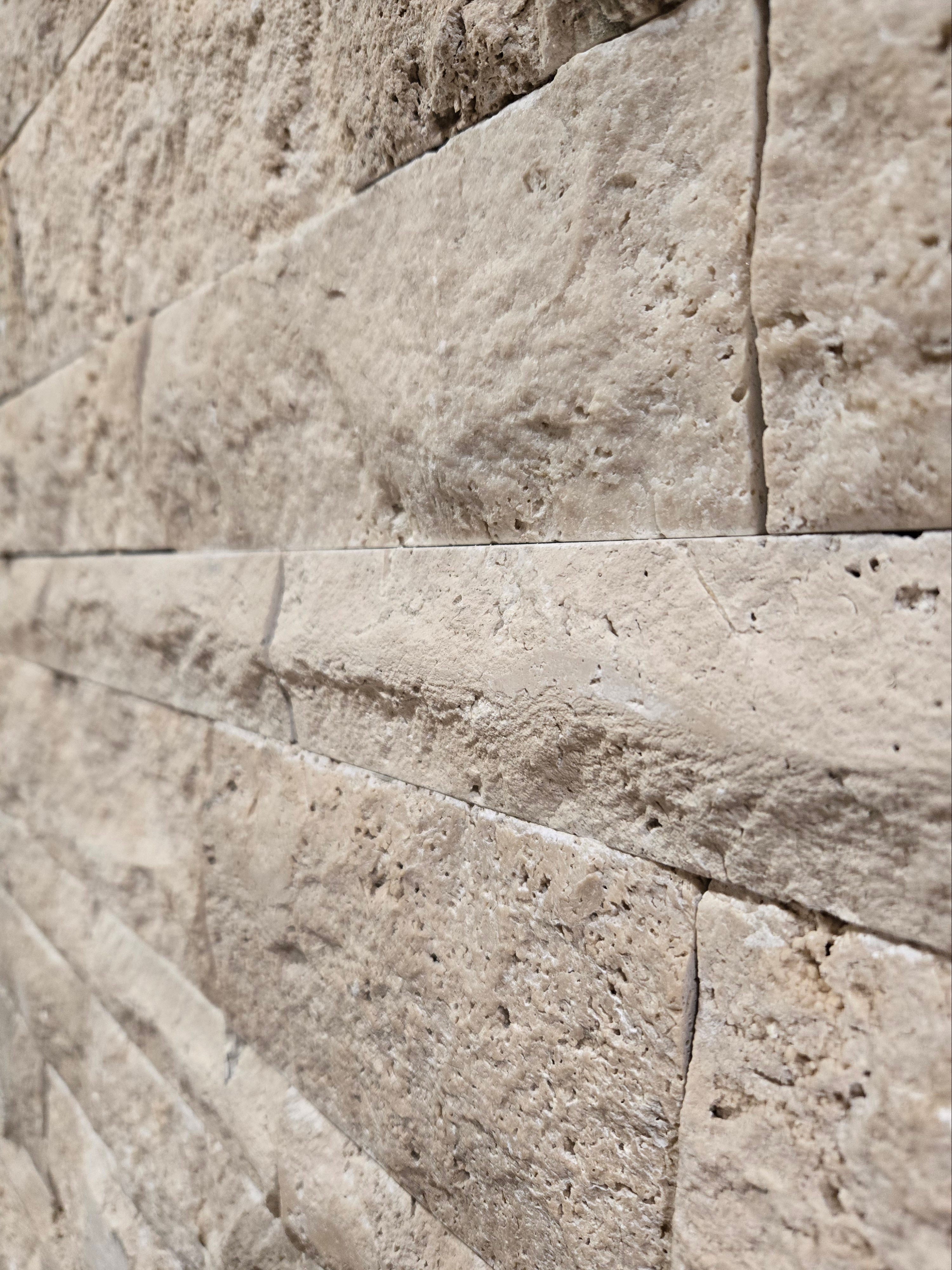 Parement en travertin Mixte brut – BL x 10 x ép. 2,2 cm - 3