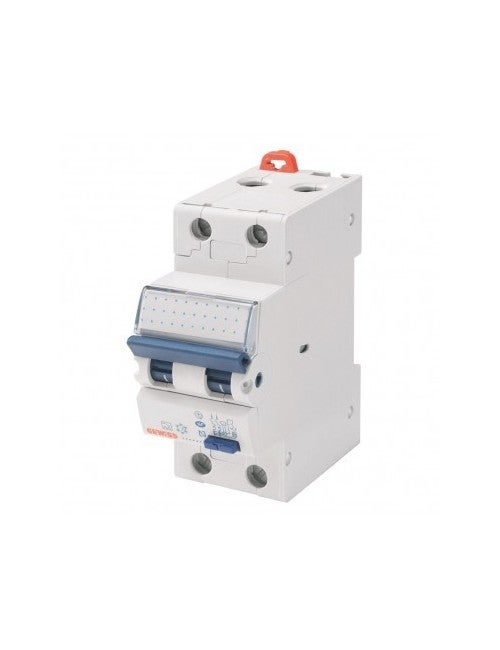 Interrupteur Différentiel Magnétothermique 1P+N 16A 30mA 220V - 2 Modules DIN - Protection Circuits Prises