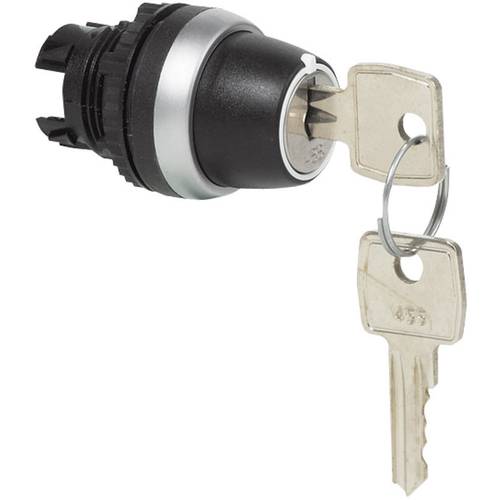 BACO L22DU01G Arrêt d'urgence collerette plastique, noir, avec