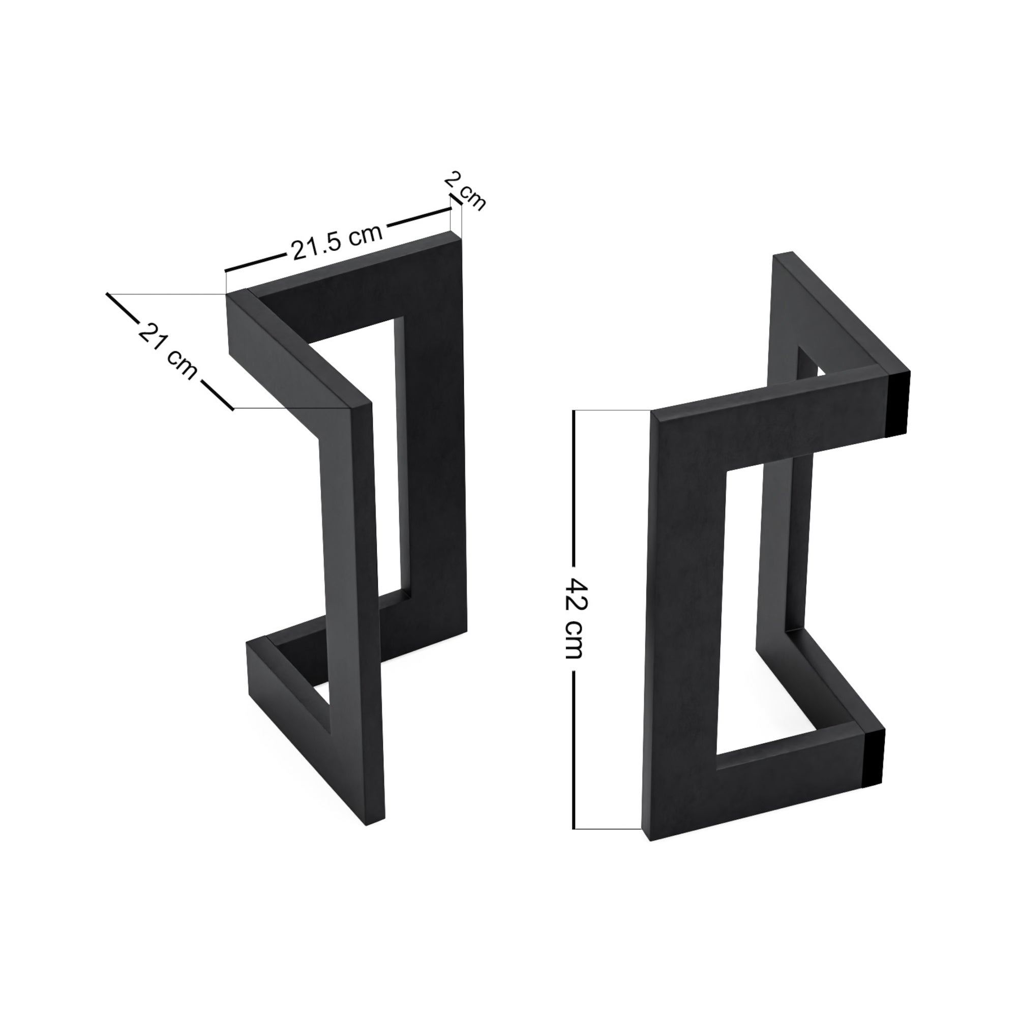 Gambe Per Tavolo Regolabili Sossai - 4 Pezzi, Nero, Altezza 71-73cm, Con Accessori Montaggio - Foto 13