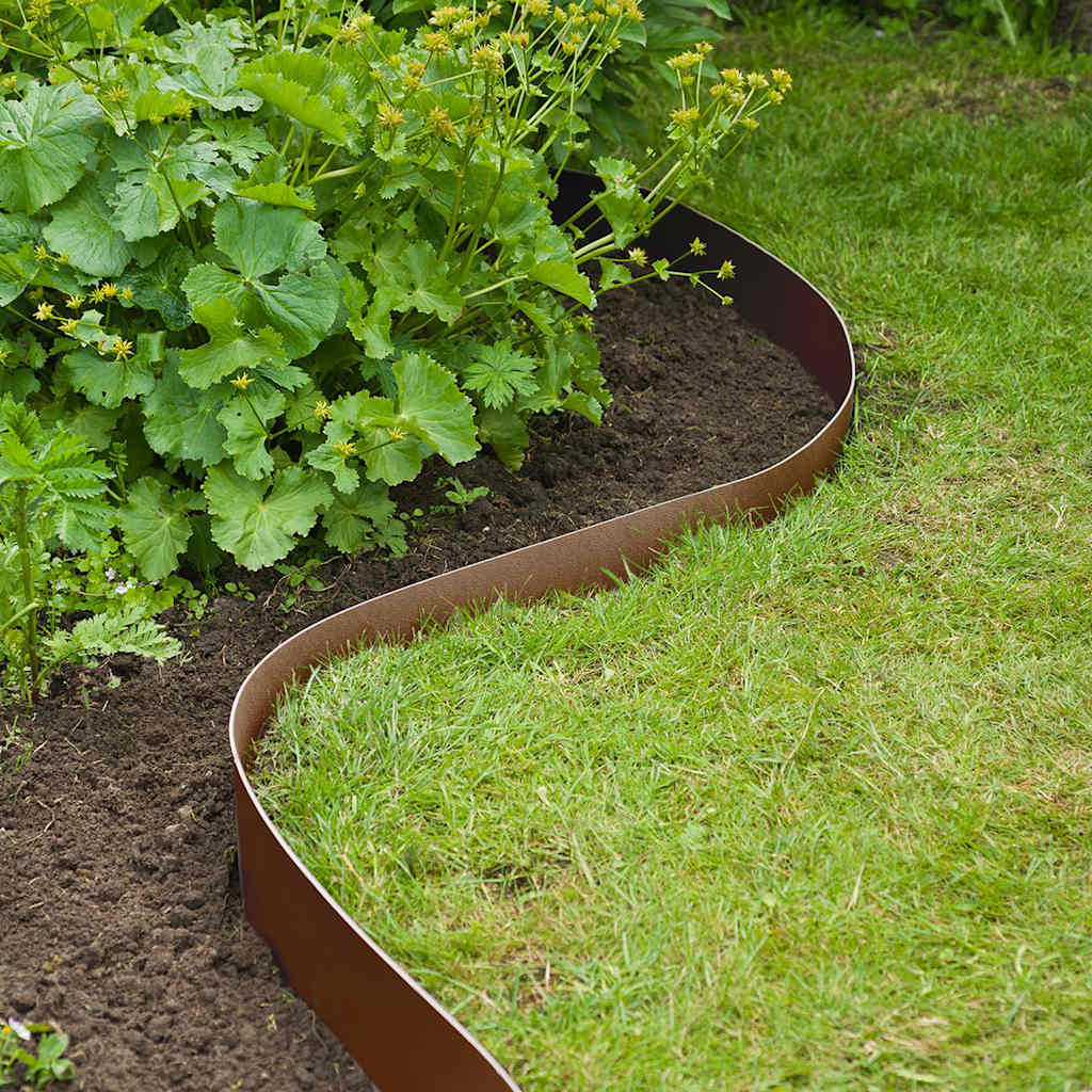 Bordure de jardin polyéthylène recyclé Taupe - H 15 cm x 10 m - 8