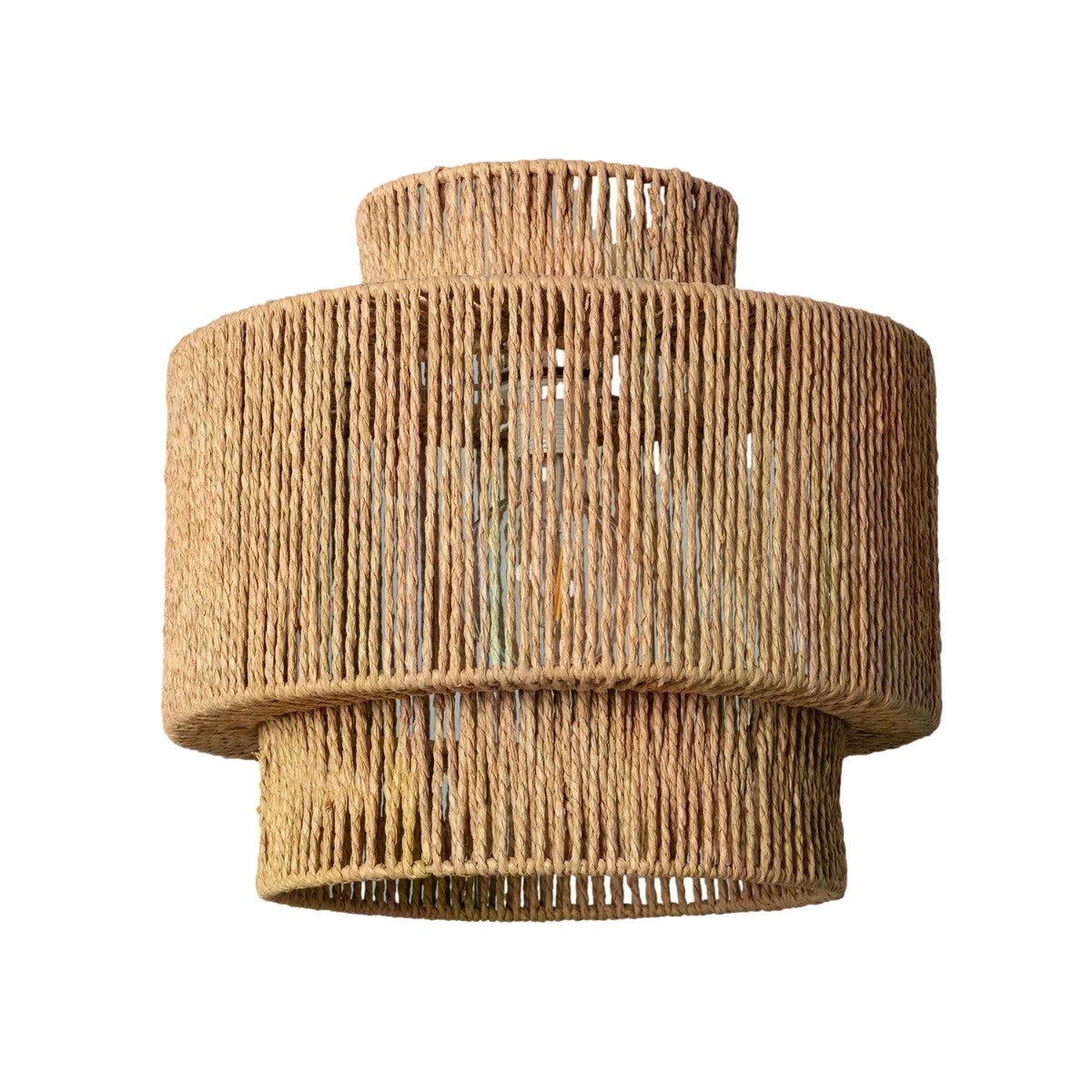 Lampa sufitowa wisząca Boho brązowa 1xE27x40W boho wym: 167 x 40 x 40 cm papier Abruzzo
