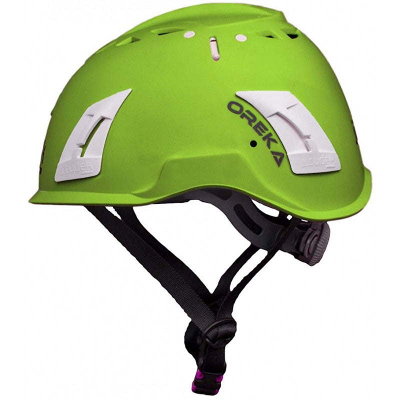 Casco Antinfortunistica OREKA Rosso – Modello EN397, Peso 500g, Regolazione Posteriore E Sottogola Regolabile