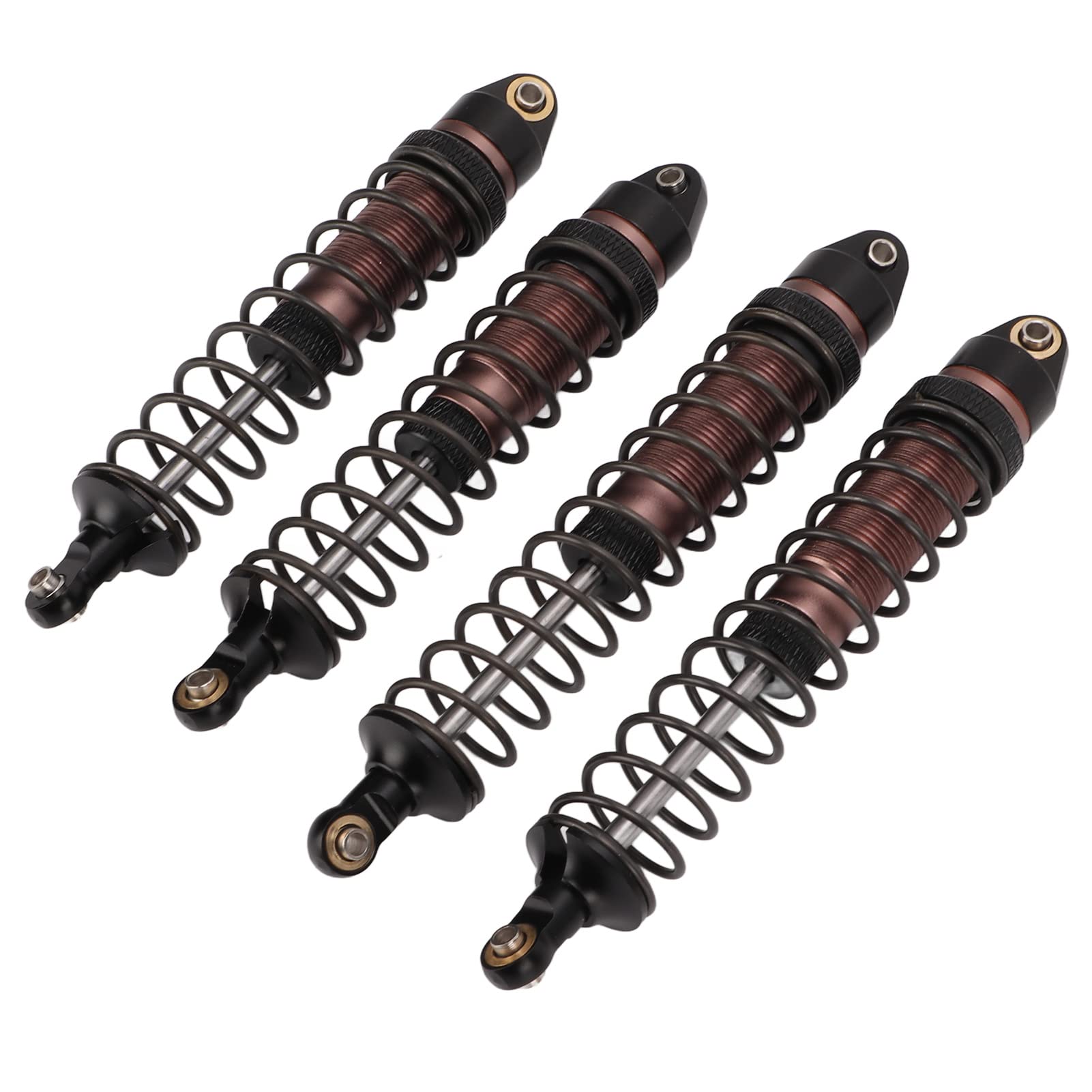 Ammortizzatori RC Ammortizzatore Alluminio Buono Ammortizzatore Molla Elastica Ammortizzatori Anteriori Posteriori Marrone 1:10 RC Auto - 5