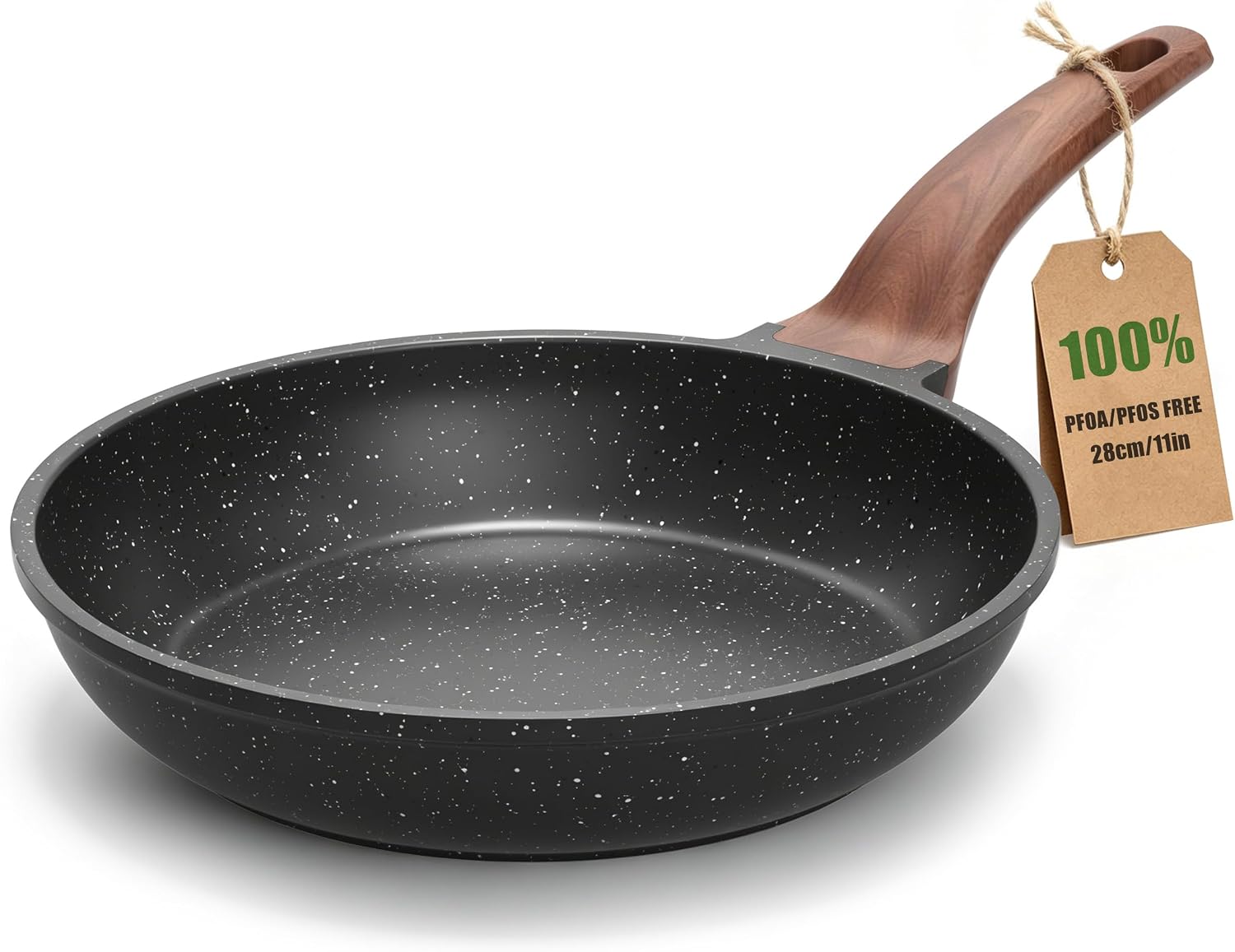 Yashe Sartén Antiadherente 28 Cm, Gris , Leroy Merlin