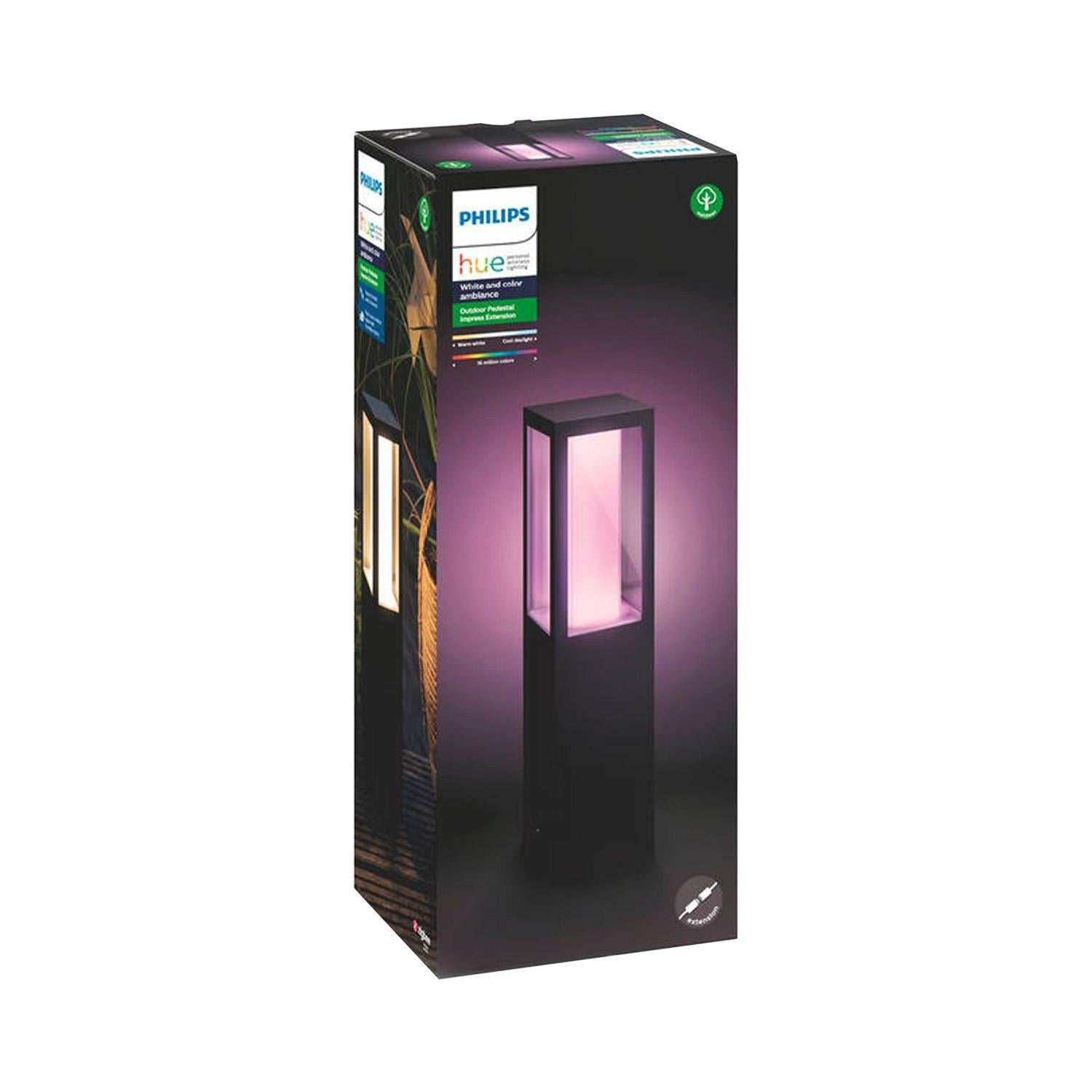 Philips Hue White and Color ambiance Grande borne d'éclairage extérieure Impress - 6