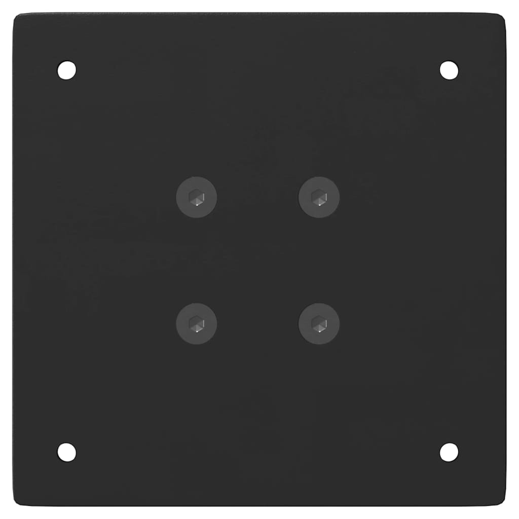 Pernas para mesa de centro 4 peças aço preto 30 cm - COMFORTXL - 6